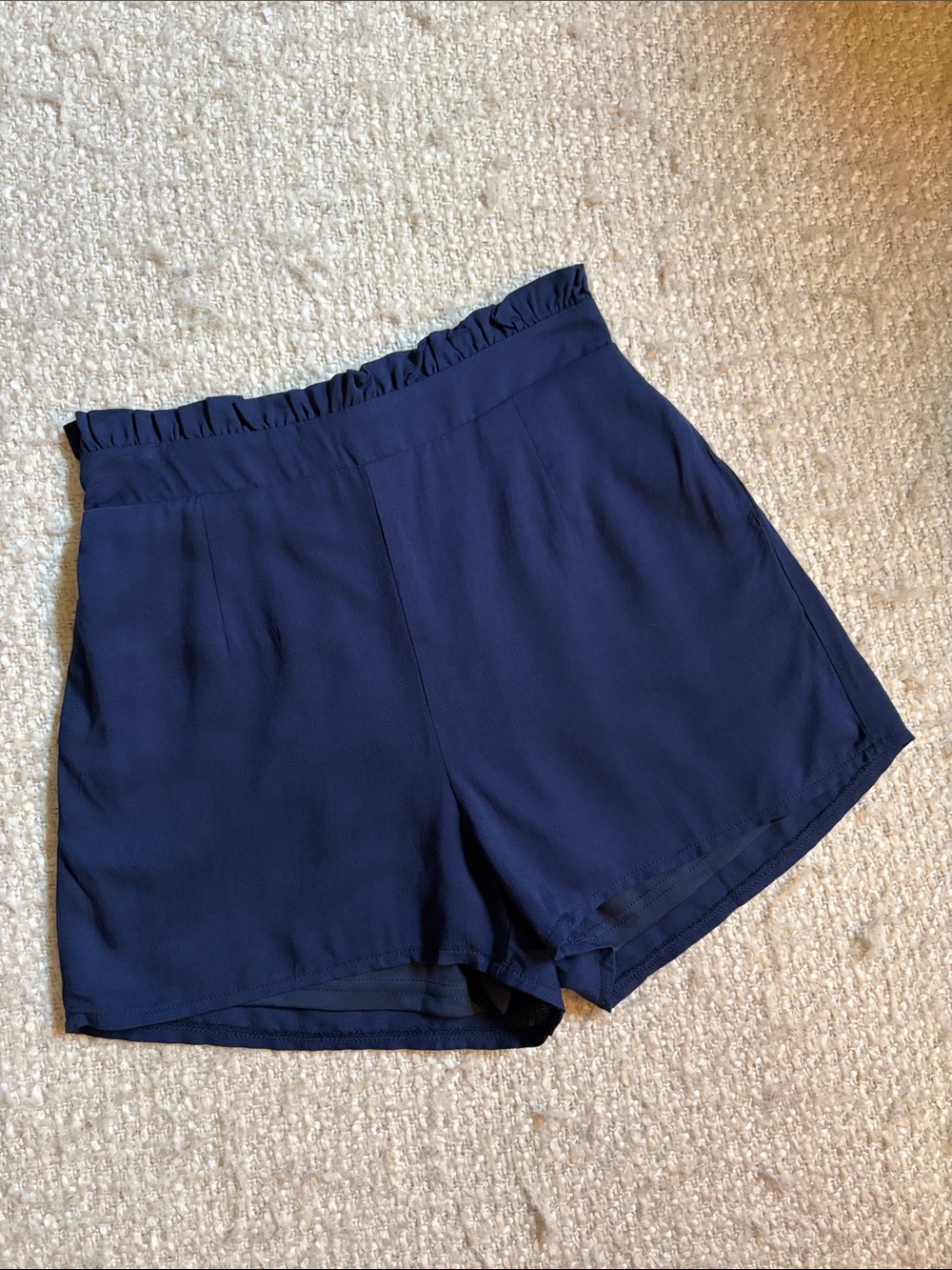🪻 SHEIN WOMENS SIZE SMALL NAVY BLUE HIGH WAISTED SHORTS